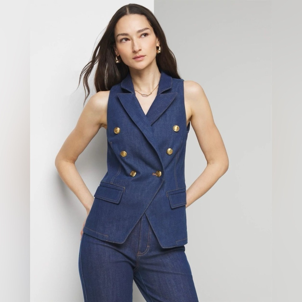 WHIBM Denim Suiting Vest